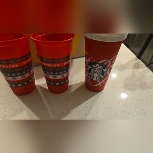 Starbucks holiday cups